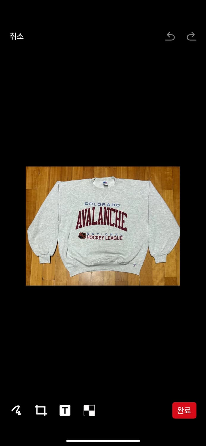 90s made in usa 러셀 스웻 nhl 상품이미지1