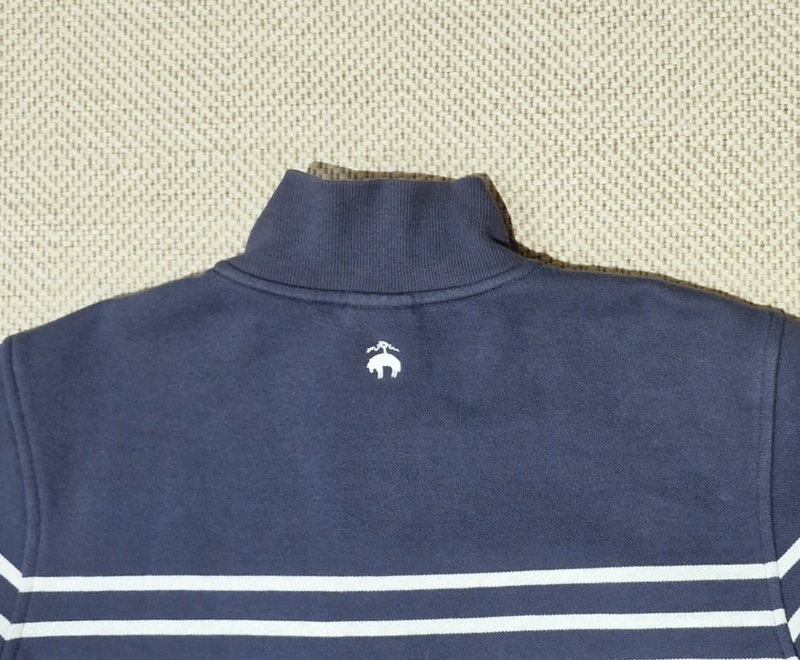 브룩스브라더스 마리너 스트라이프 하프집업 스웨터  상품이미지8