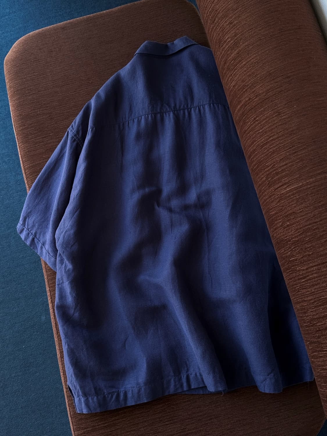 Natural linen rayon guayabera shirt 상품이미지6