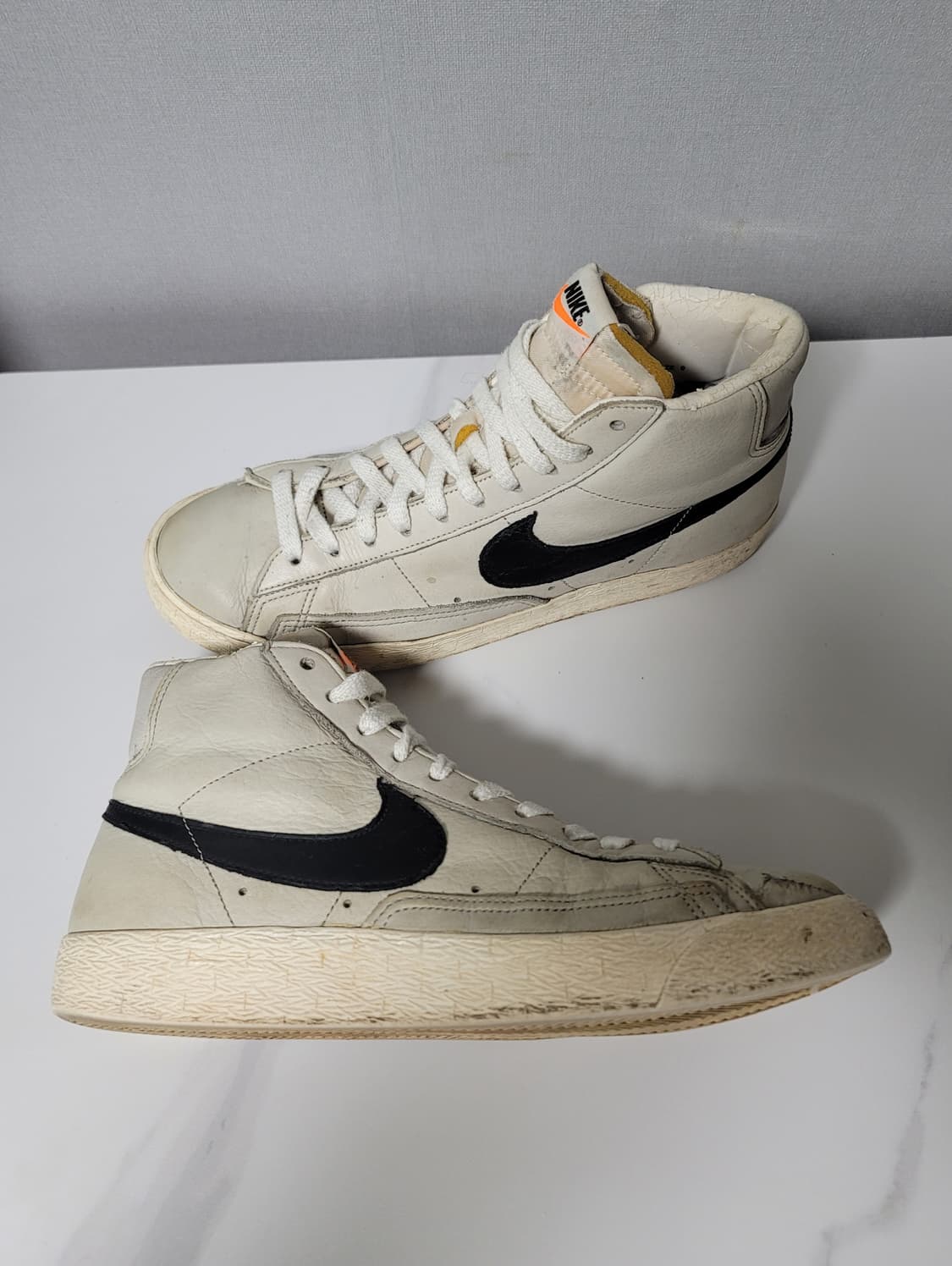 NIKE VNTG 09s  나이키 빈티지 블레이저 레더 회검 원판 270 상품이미지2