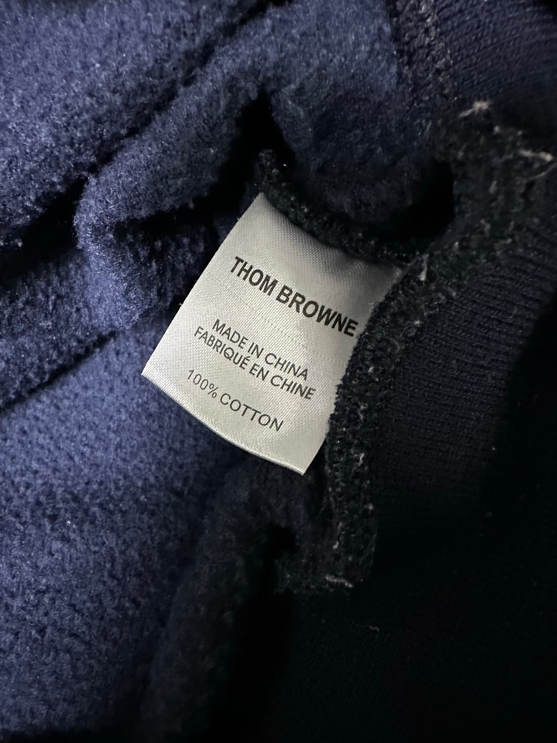 톰브라운 네이비 후드집업 사이즈 2 상품이미지5