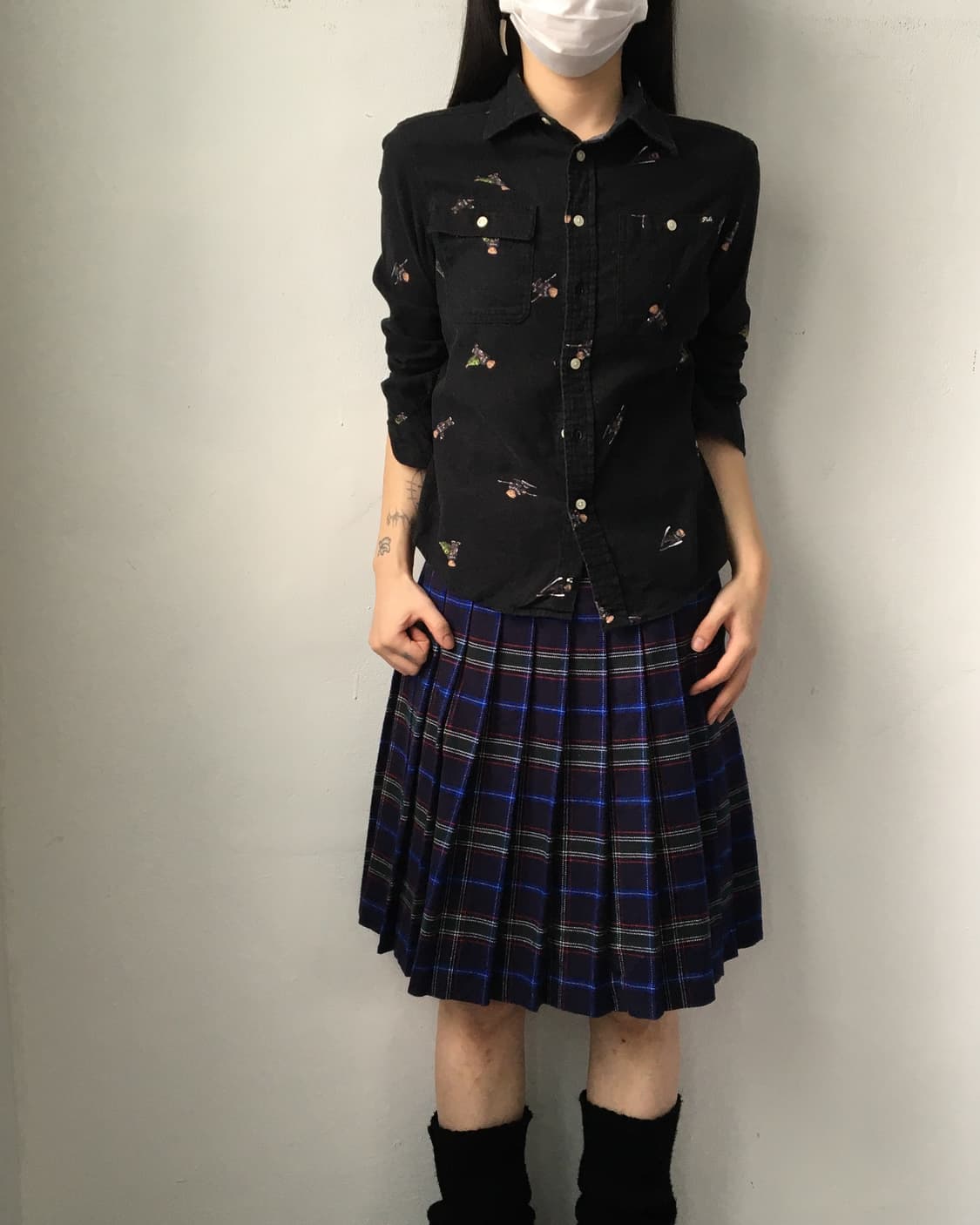 Polo bear pattern shirt 상품이미지1