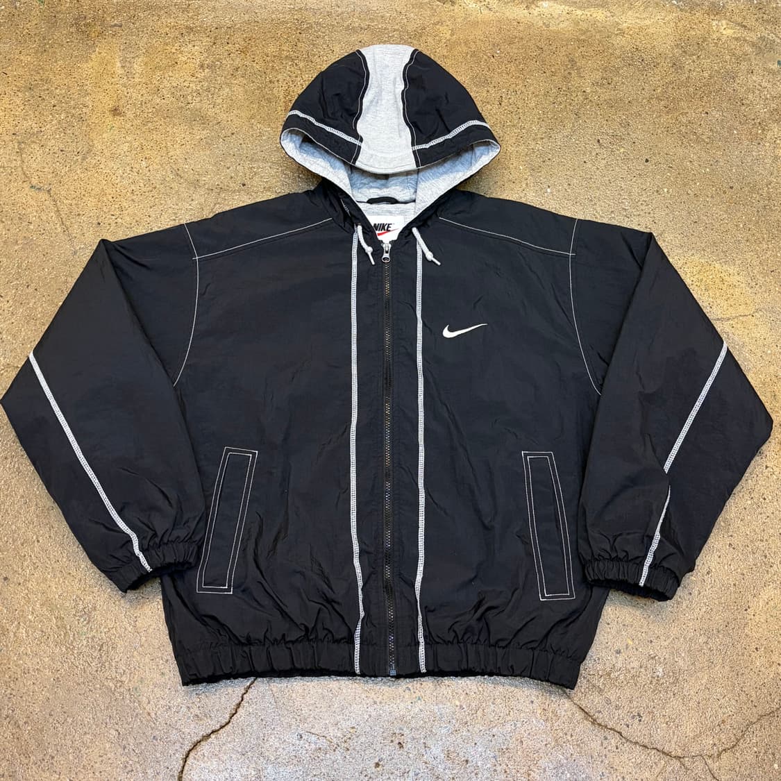 레어 90s 미국 빈티지 나이키 빅스우시 후드 패딩점퍼 상품이미지1