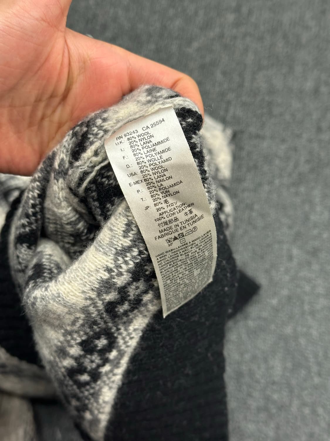 S)디젤 여성 노르딕 패턴 울 스웨터 상품이미지7