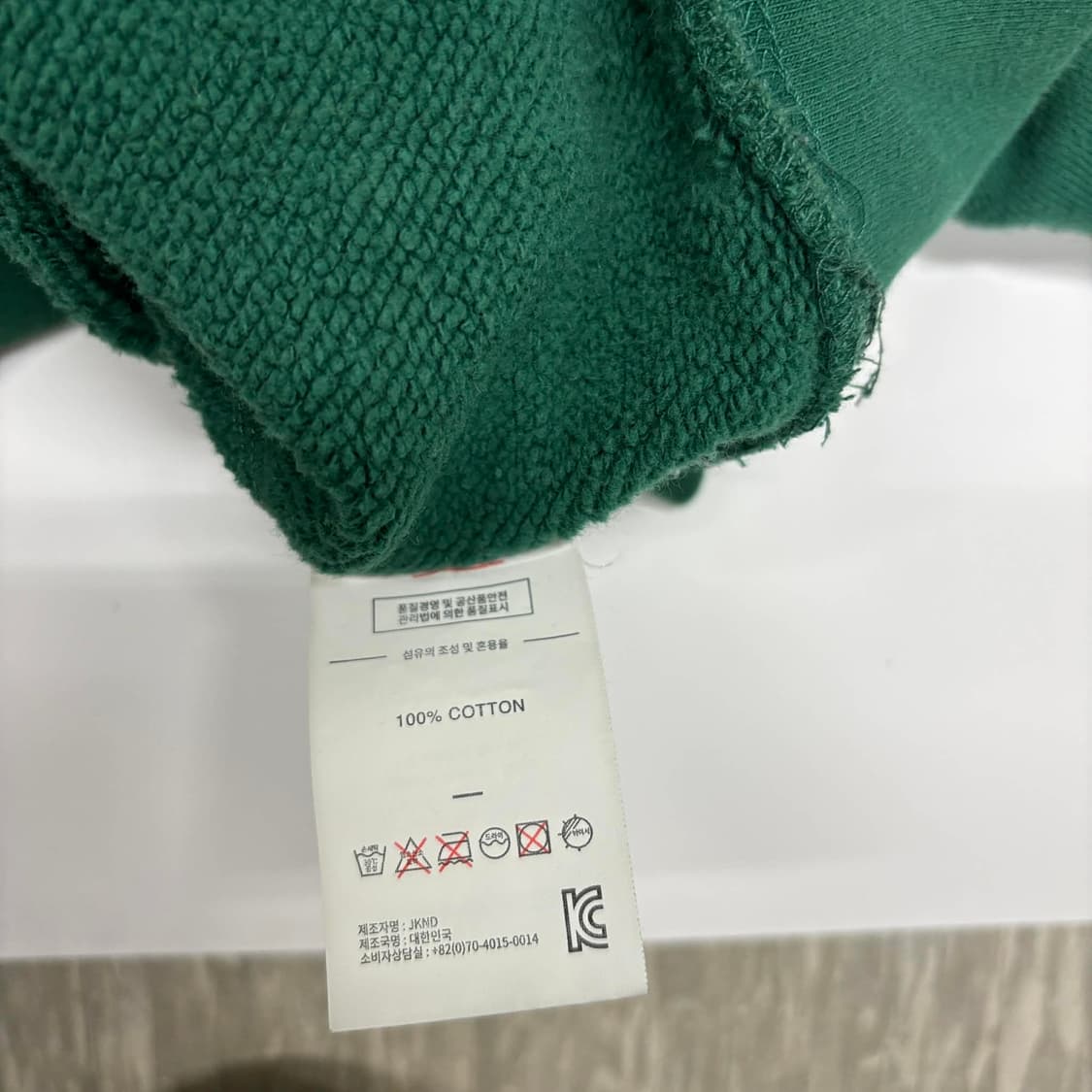 디스이즈네버뎃 인터네셔널 시그니처 세미크롭 걸즈 스웨트셔츠 후드티(M) 상품이미지5