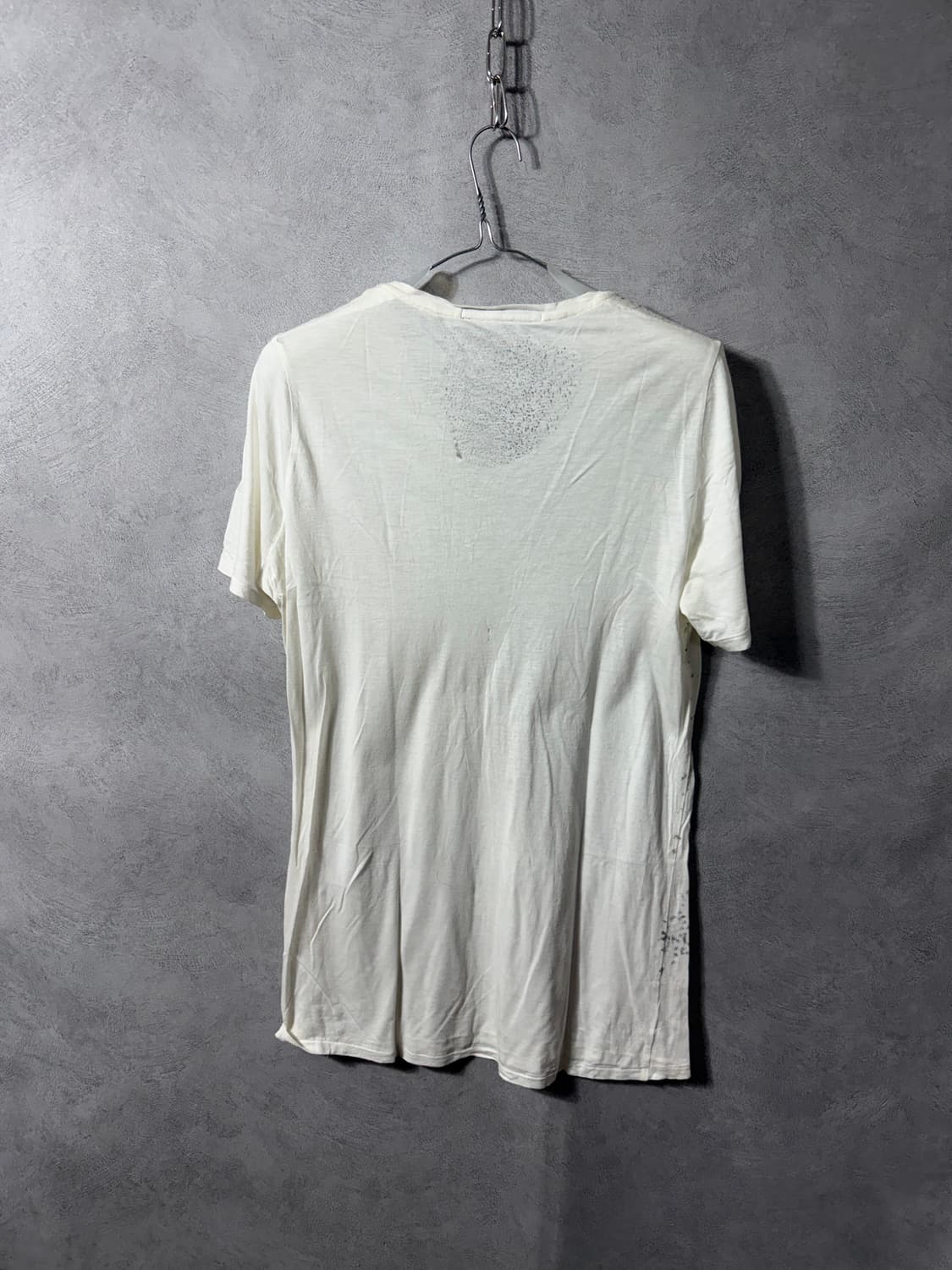 Julius Paint Spray U-neck T-shirt 상품이미지2