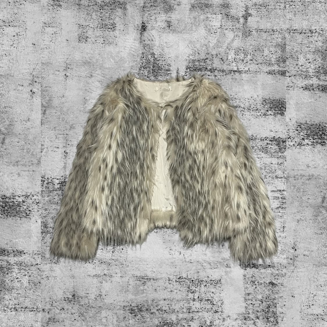 vintage cropped fur jacket  상품이미지1
