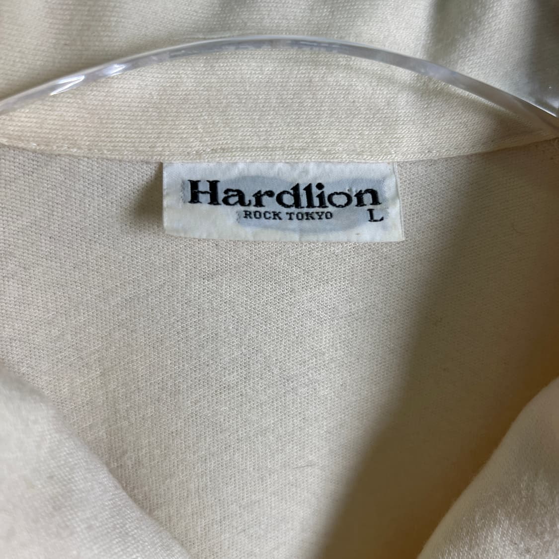 hardlion rock tokyo 베이지 울 셔츠 자켓 L 상품이미지4