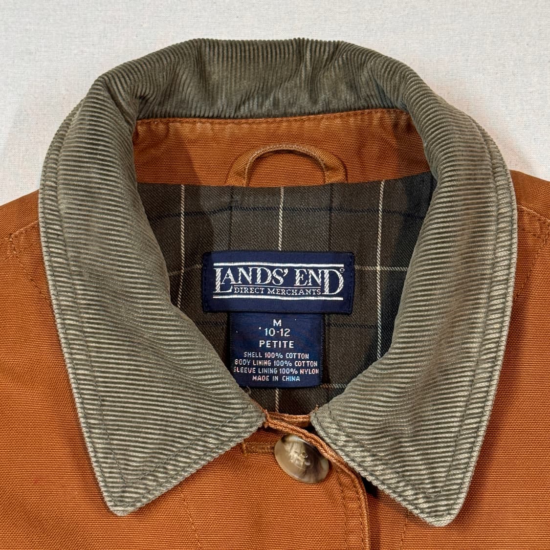 M) 랜즈엔드 코듀로이 반 코트 헌팅 자켓 상품이미지5