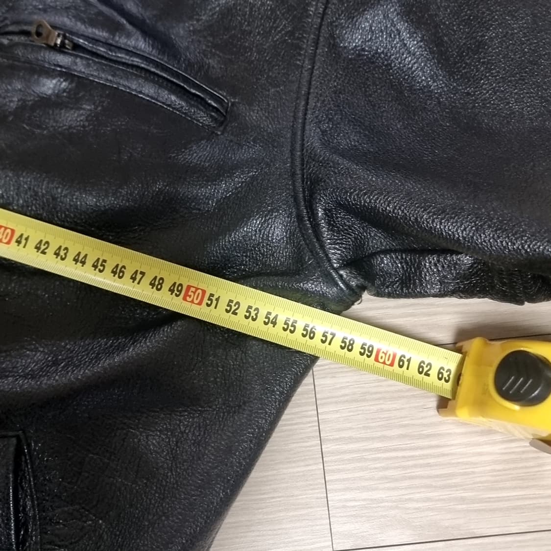 로보사 80-90s 블랙 소가죽 스포츠자켓 점퍼(100-105) 상품이미지10