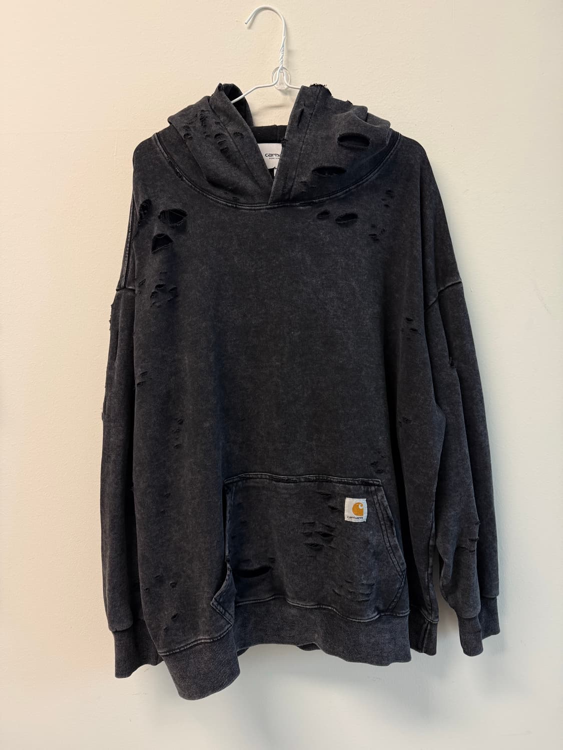 Carhartt wip destroyed damaged hoodie 상품이미지3