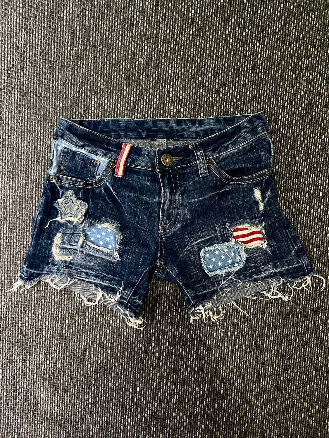 2000s Y2K Kitsch Star&Usa Detail Pants 상품이미지2