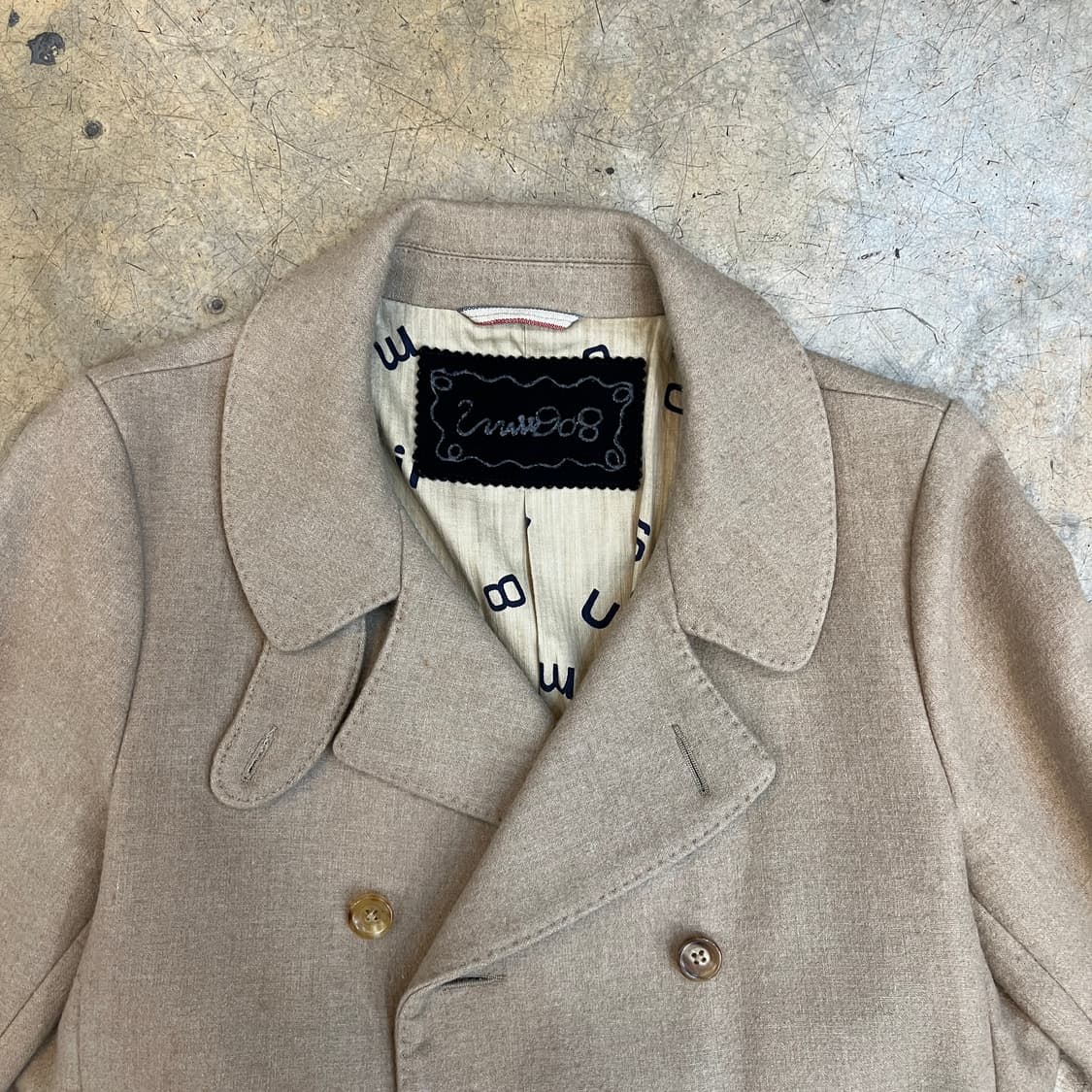 45rpm 멜튼 울 코트 상품이미지3