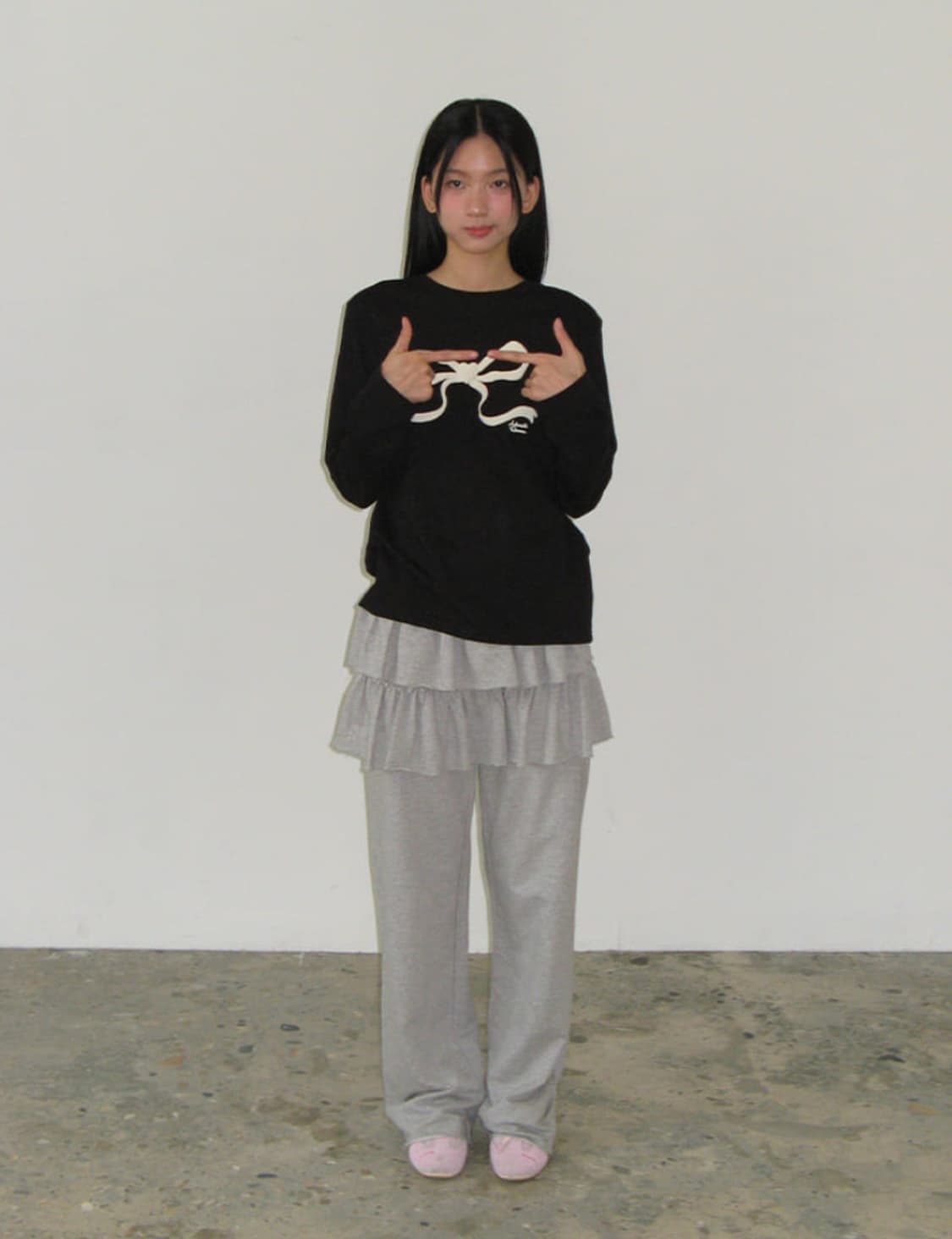 론론 레이어드 스커트 팬츠 판매합니다! 상품이미지2