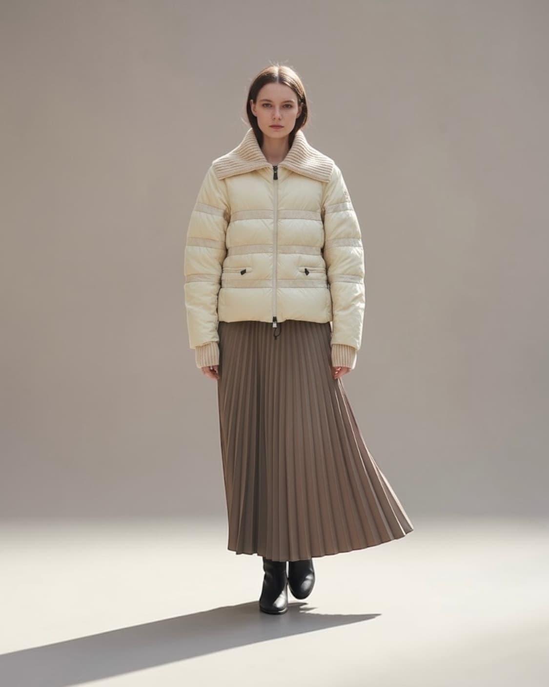 1/ 몽클레어 그레노블 니트카라 구스다운 패딩점퍼 상품이미지1