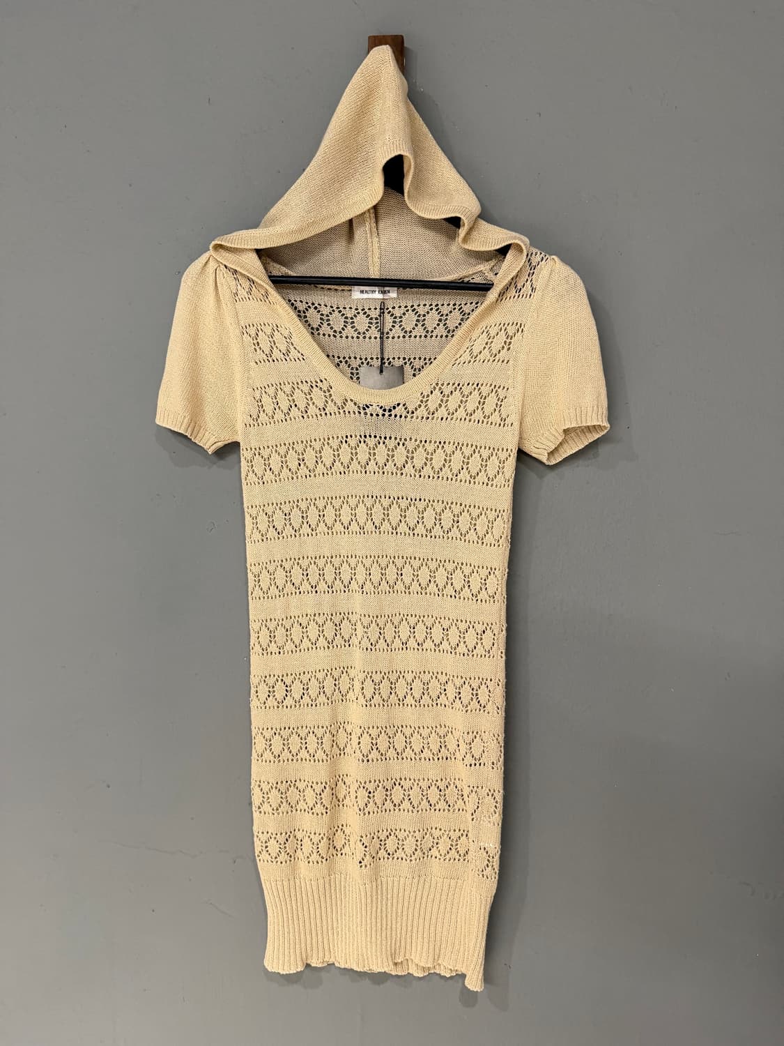 punching detail hood long top 상품이미지4