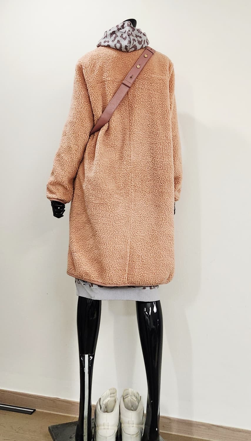 핑크 롱뽀글이 상품이미지5