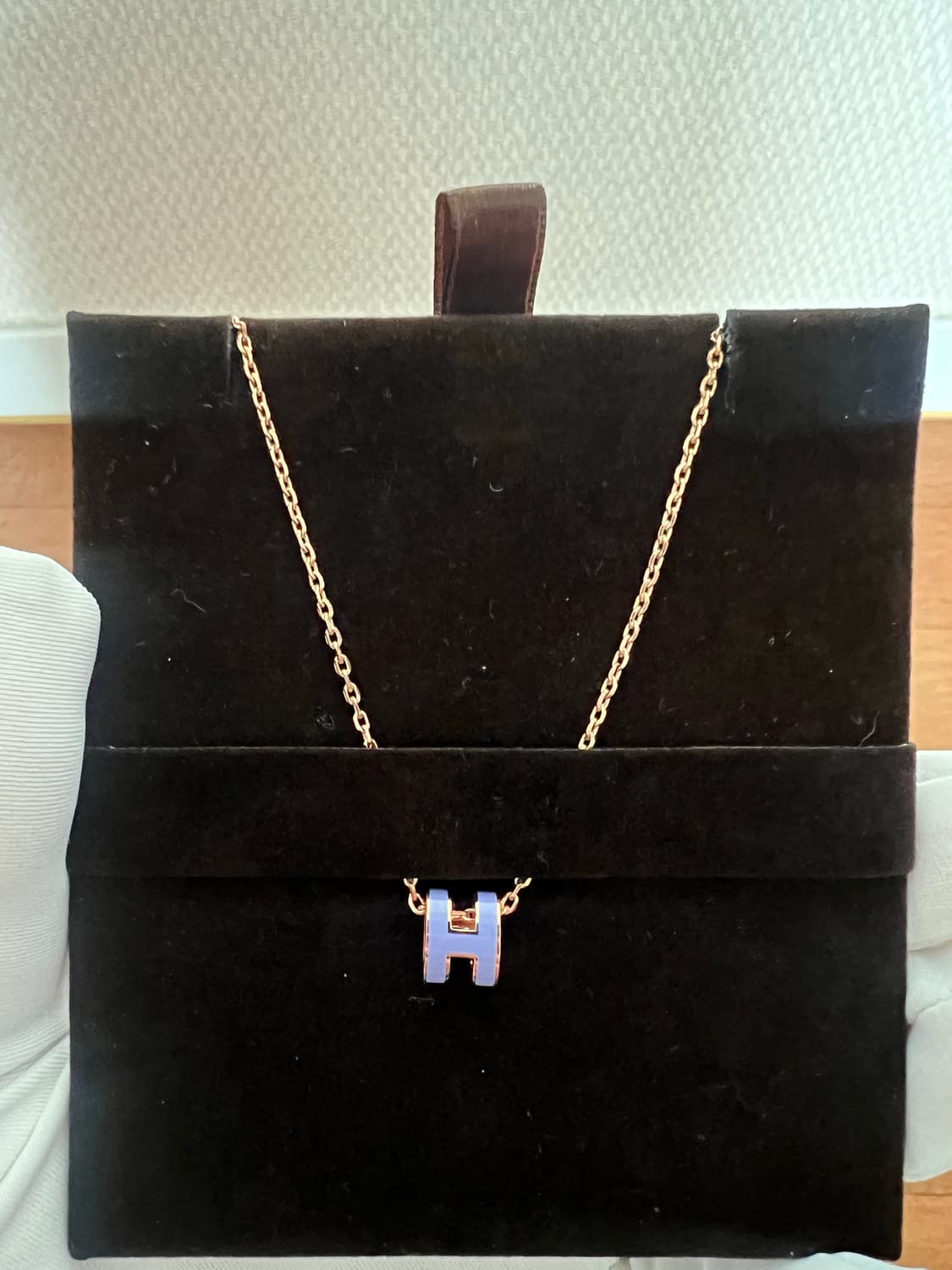 에르메스 미니 팝아슈 목걸이 라벤더 상품이미지2