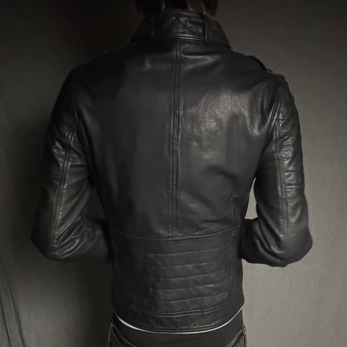 Calvin Klein rider leather jacket 상품이미지4