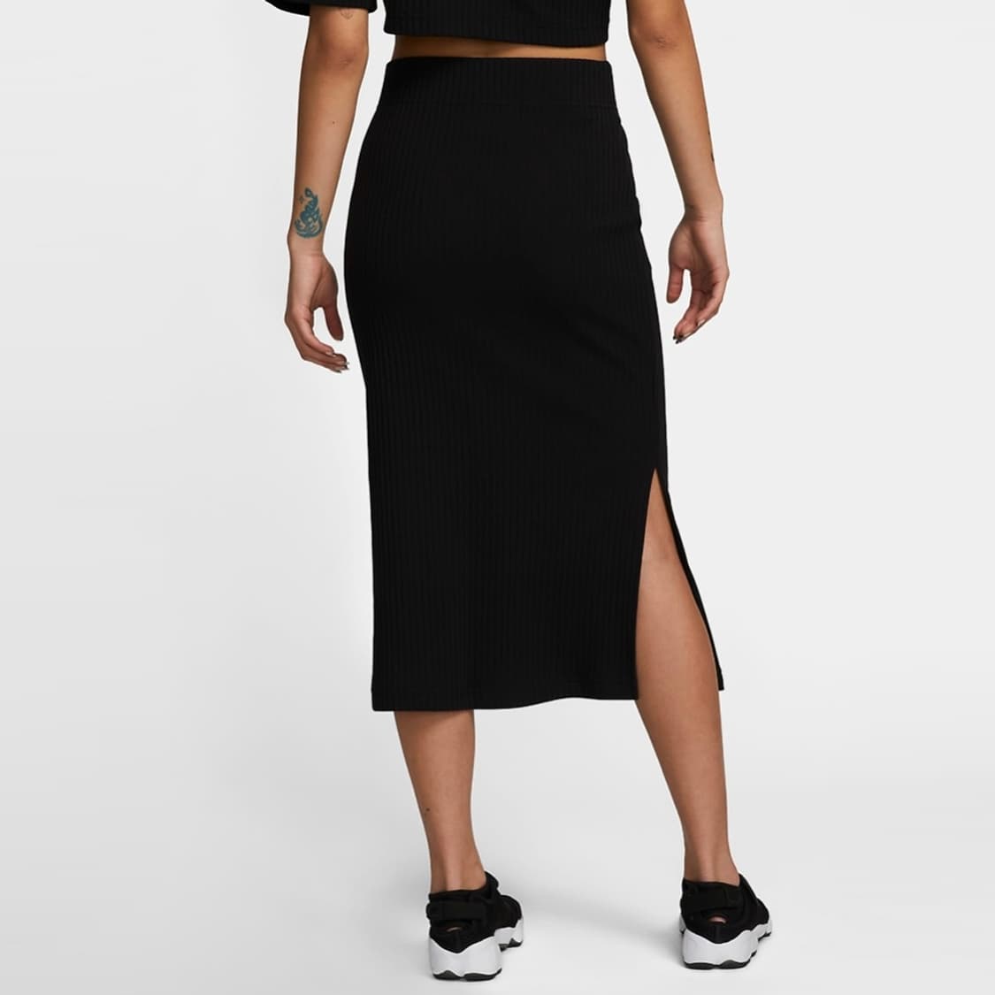 23SS NIKE 하이웨스트 리브 골지 저지 스커트 상품이미지2