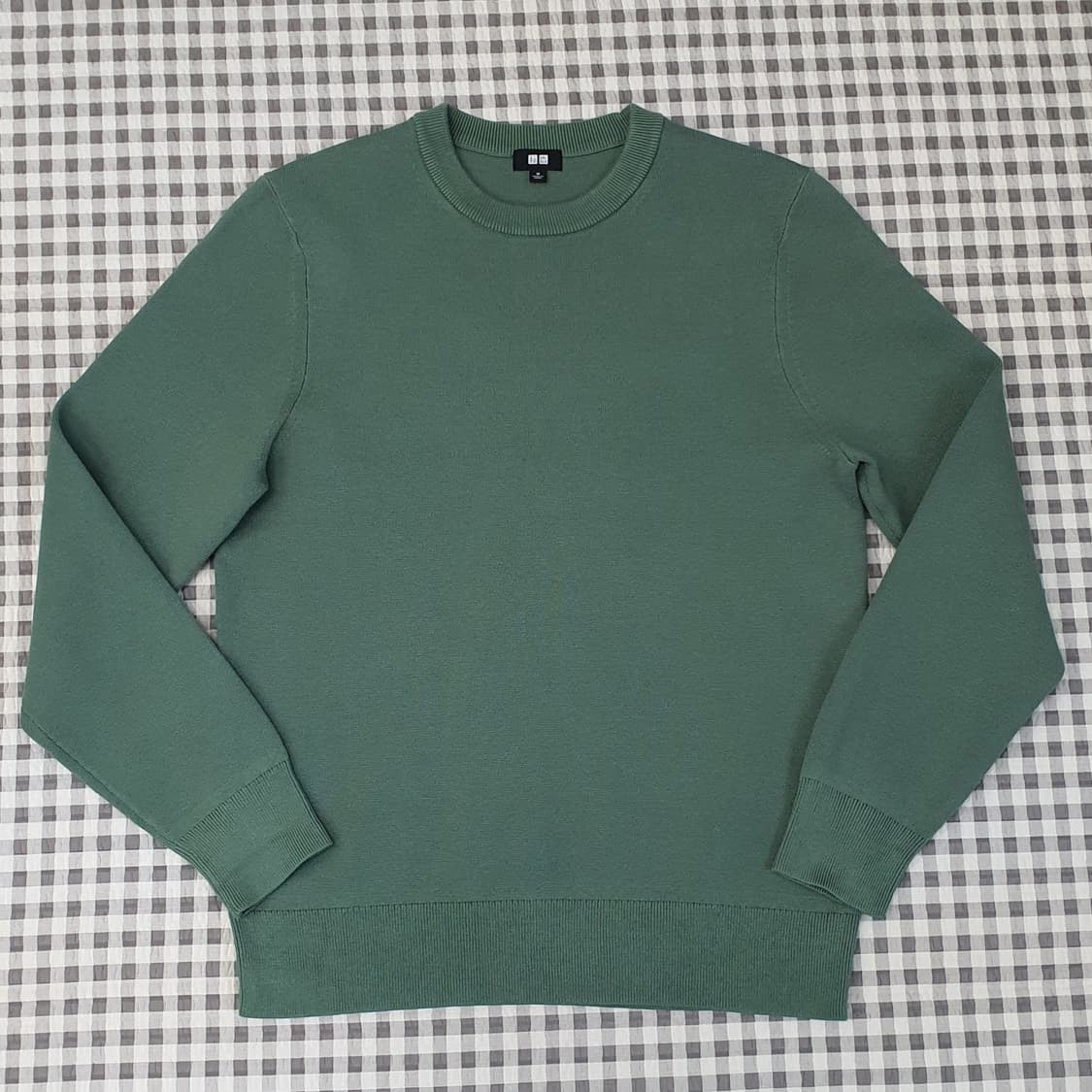 유니클로 긴소매 면니트 남자95~100 상품이미지1