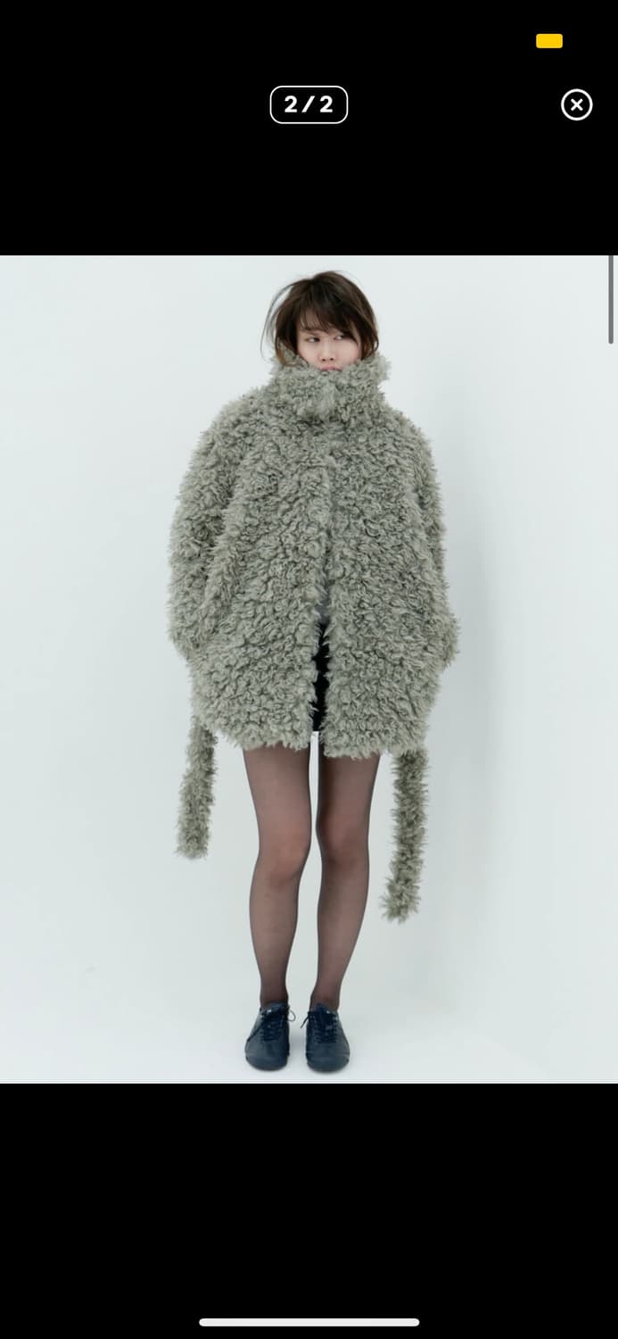 Chiyagi 에코 퍼 코트 상품이미지1