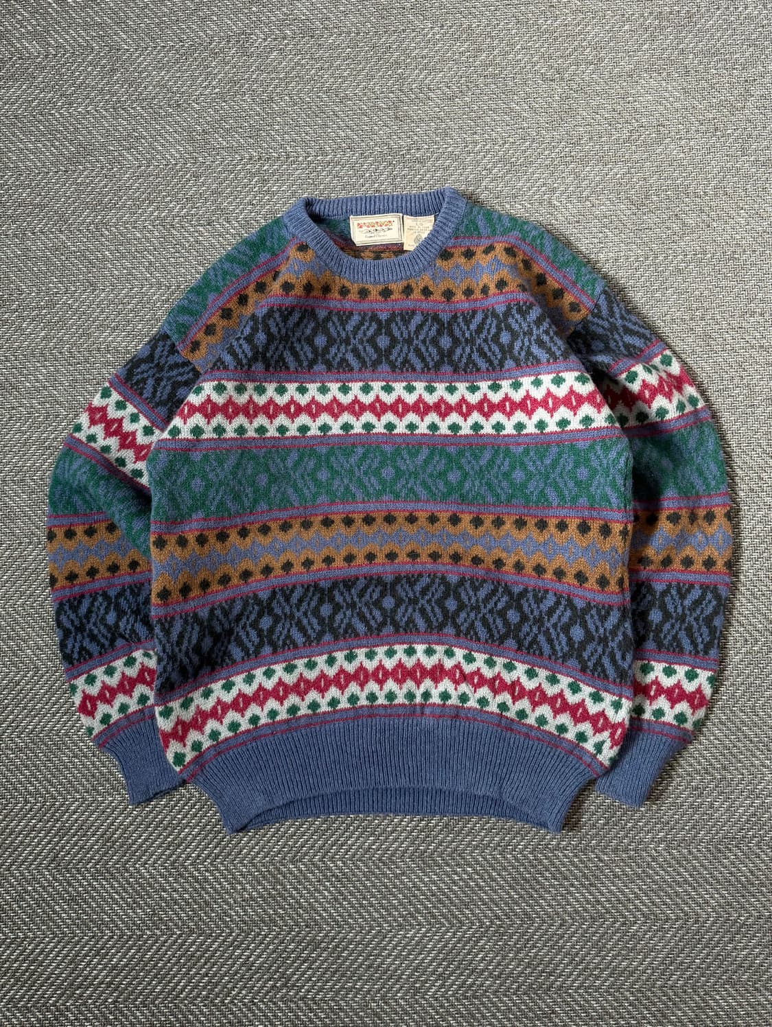 80s 맥그리거 페어아일 울 빈티지 스웨터 (105) 상품이미지1