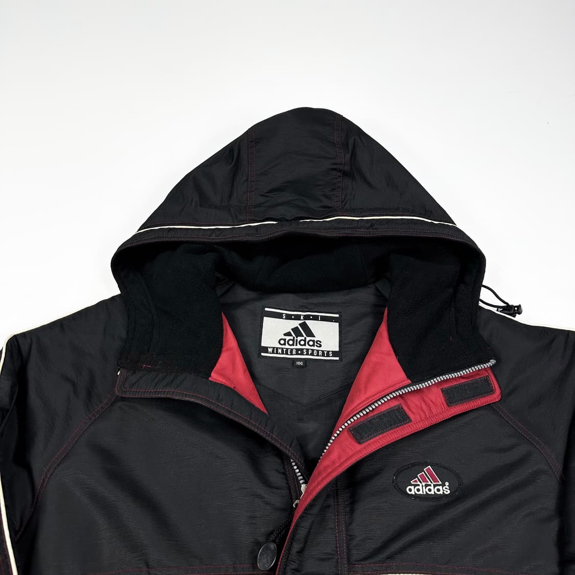 아디다스 오리지널 스키 풀오버 블랙 점퍼 자켓 (실측 XL) 상품이미지1