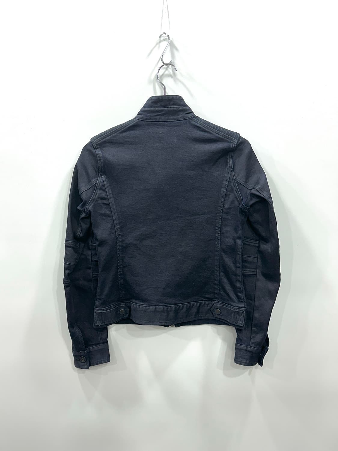 버커루 코티드 코튼 바이커 자켓 S 상품이미지4