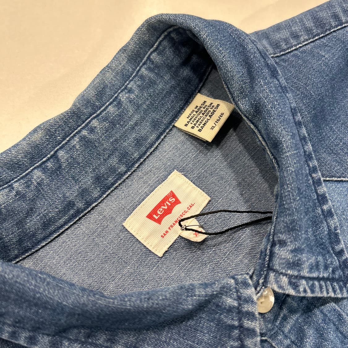 [XL] 리바이스 데님 웨스턴 셔츠 청남방 상품이미지5