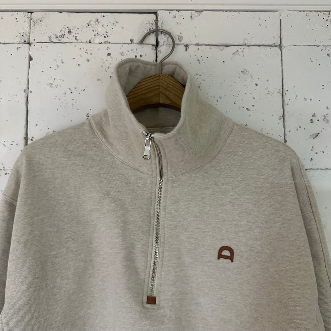 우먼S 던스트 하프집업 오트밀 상품이미지2