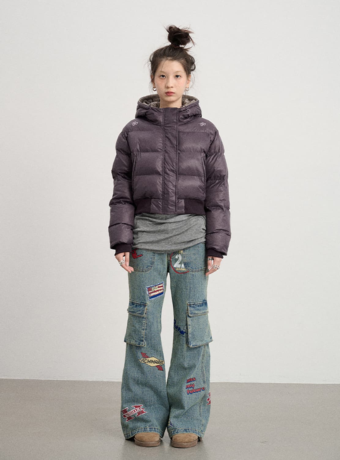 OM Short Cotton Padded Jacket 상품이미지1