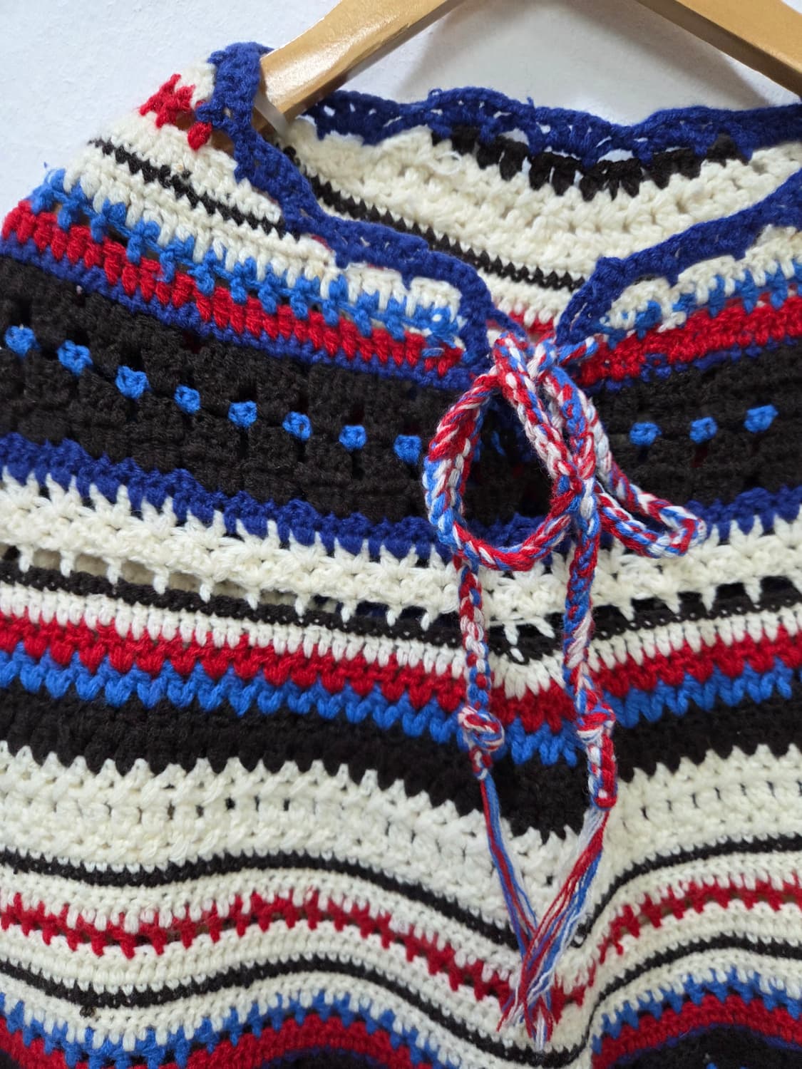 핸드메이드 크로셰 뜨개질 숄 망토 케이프 상품이미지2