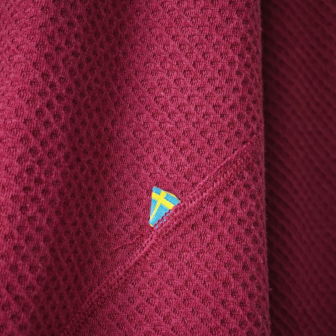 클라터뮤젠 Huge Crew 울혼방 긴팔 티셔츠 와인레드 M 상품이미지5