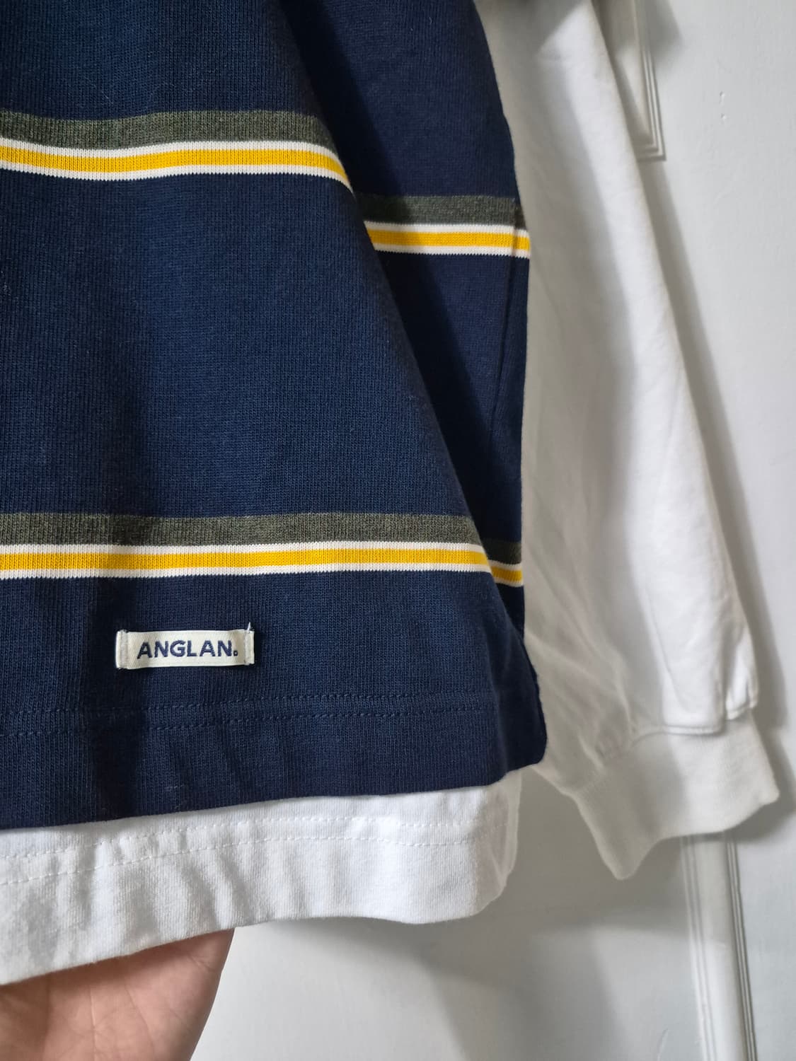 (F) 앵글런 라운드 레이어링 스트라이프 롱슬리브 상품이미지3