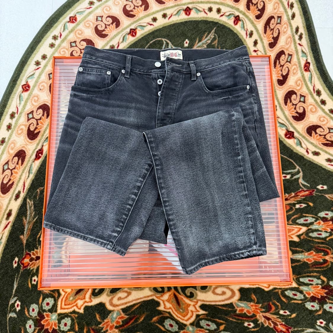 스투시 빅 올 진 흑청 32사이즈 상품이미지3