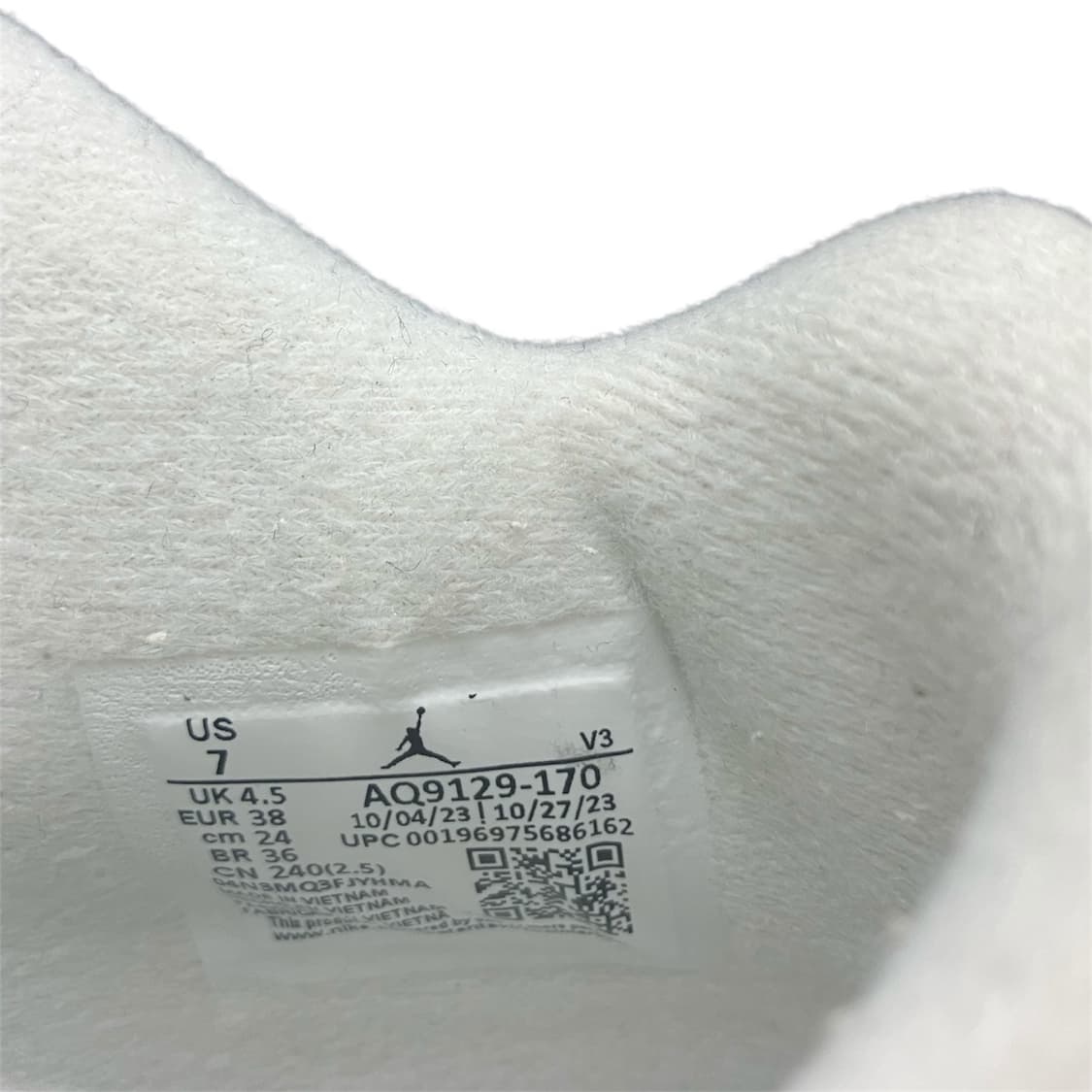 조던 나이키 4레트로 메탈릭 고딕 240 상품이미지6