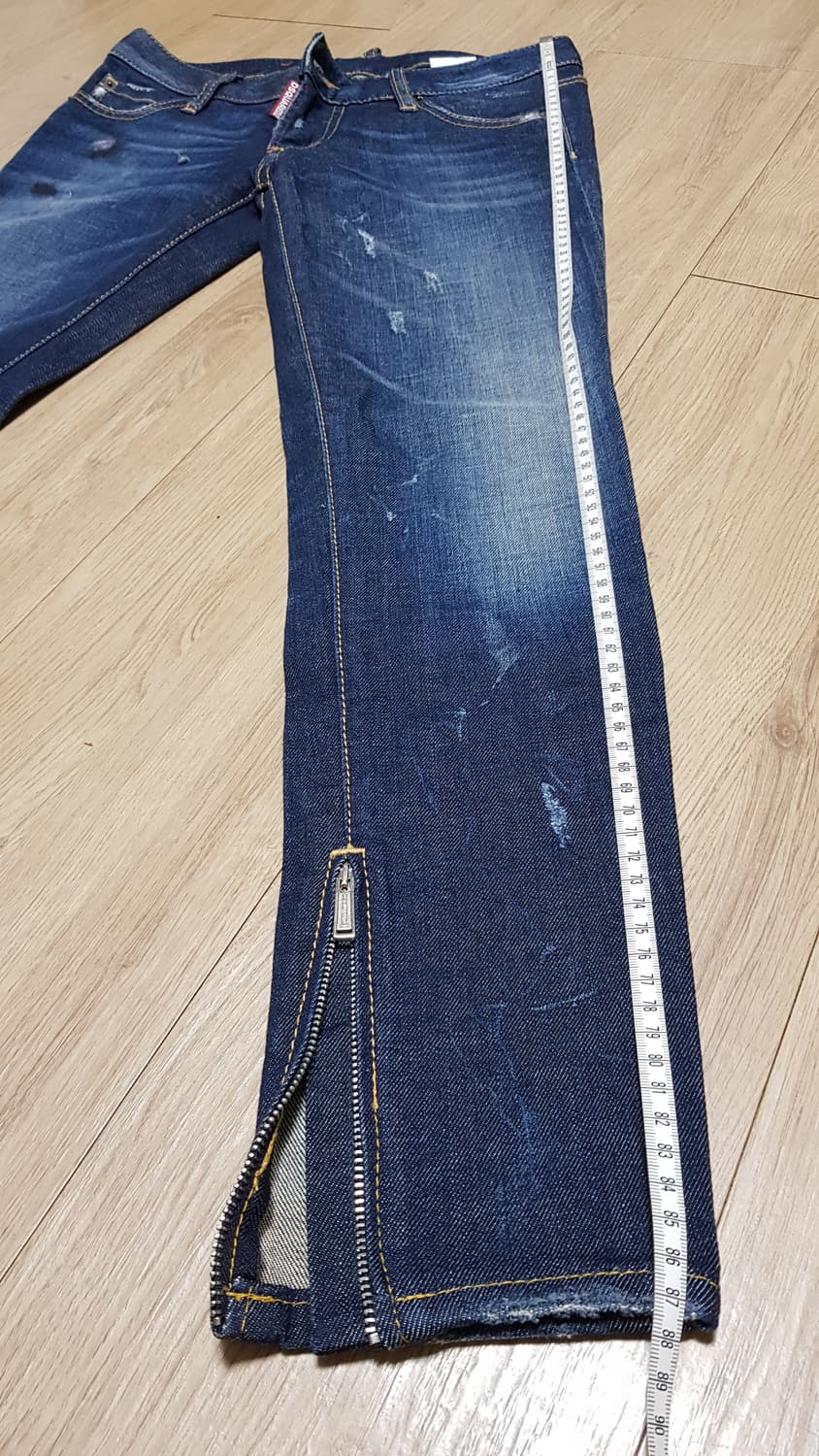 디스퀘어드 여성 스키니 데님 S75LA0536 매장판 뒷지퍼 상품이미지8