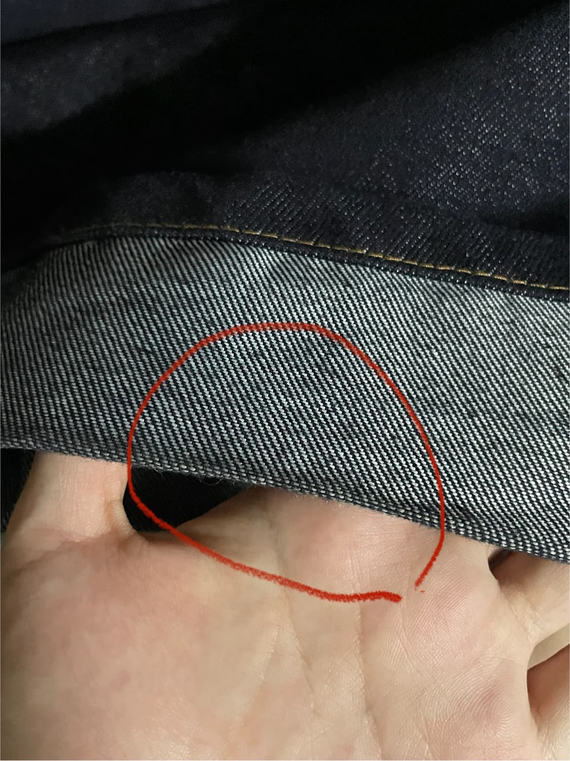카시코 논페이드데님팬츠 m 상품이미지3