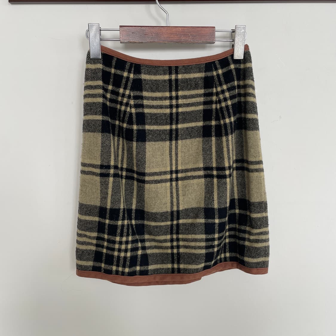 폴로 랄프로렌 컨츄리 체크 레이어드 랩 스커트  상품이미지3