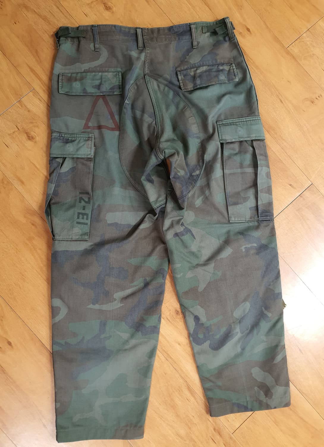 미군 우드랜드카모 bdu팬츠 빈티지 커스텀[하드워싱/썬페이딩/풀스텐실] 상품이미지7