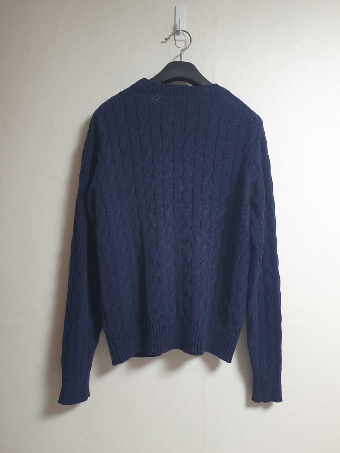 폴로 랄프로렌 네이비 니트 레드 포니 S 상품이미지4