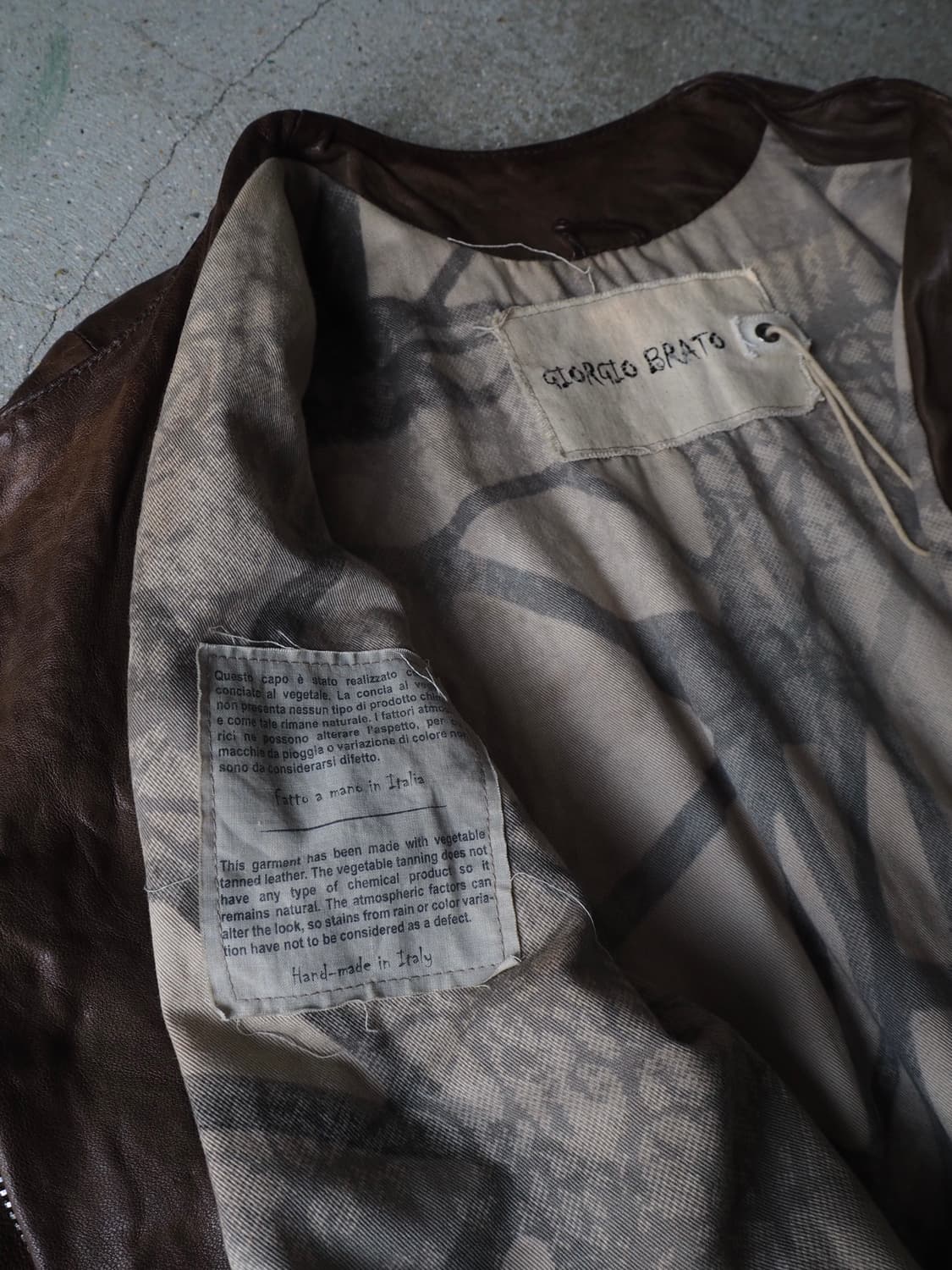 GIORGIO BRATO lambskin jacket 상품이미지4