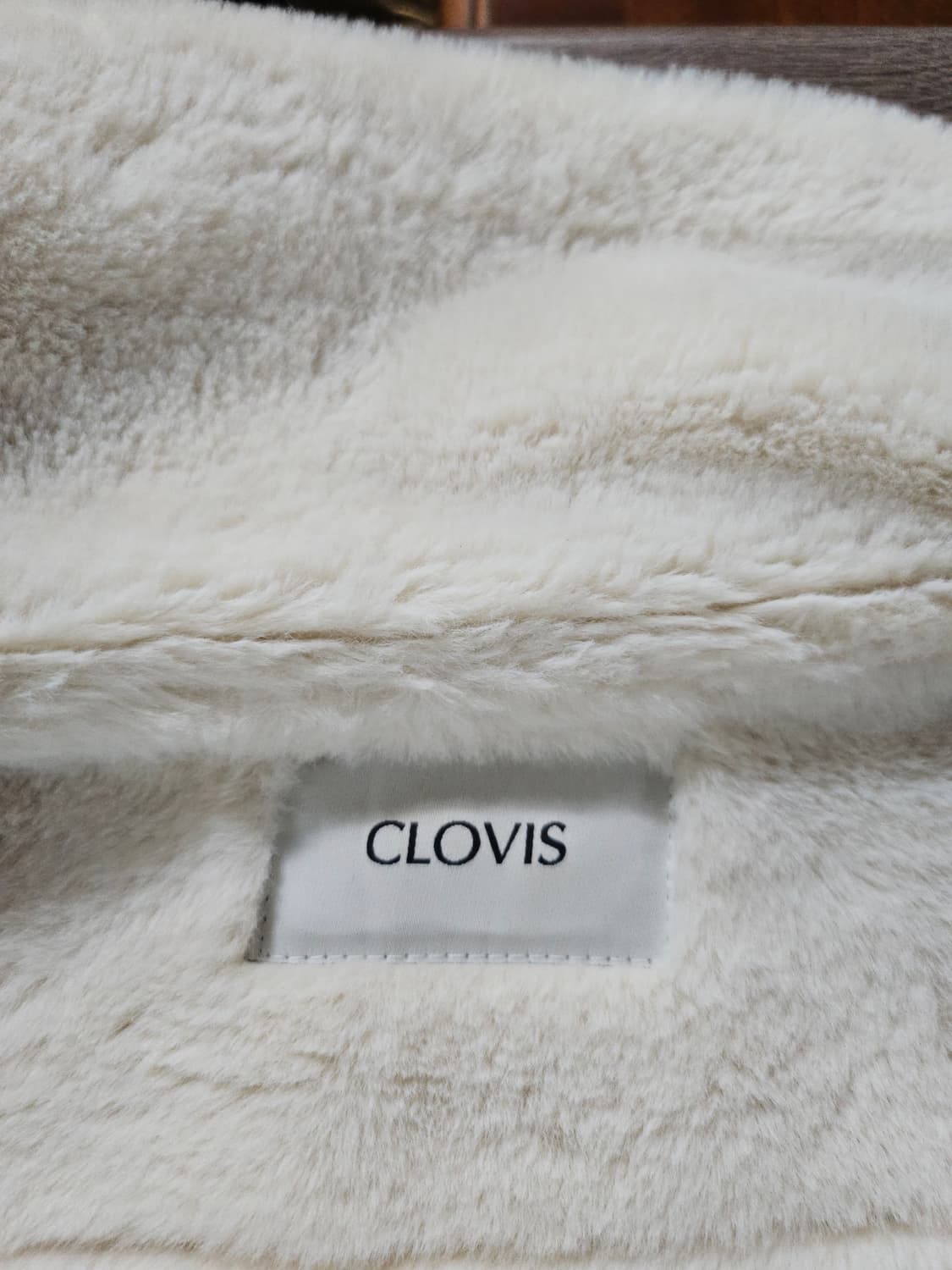 CLOVIS 아이보리 무스탕 자켓  M 상품이미지4