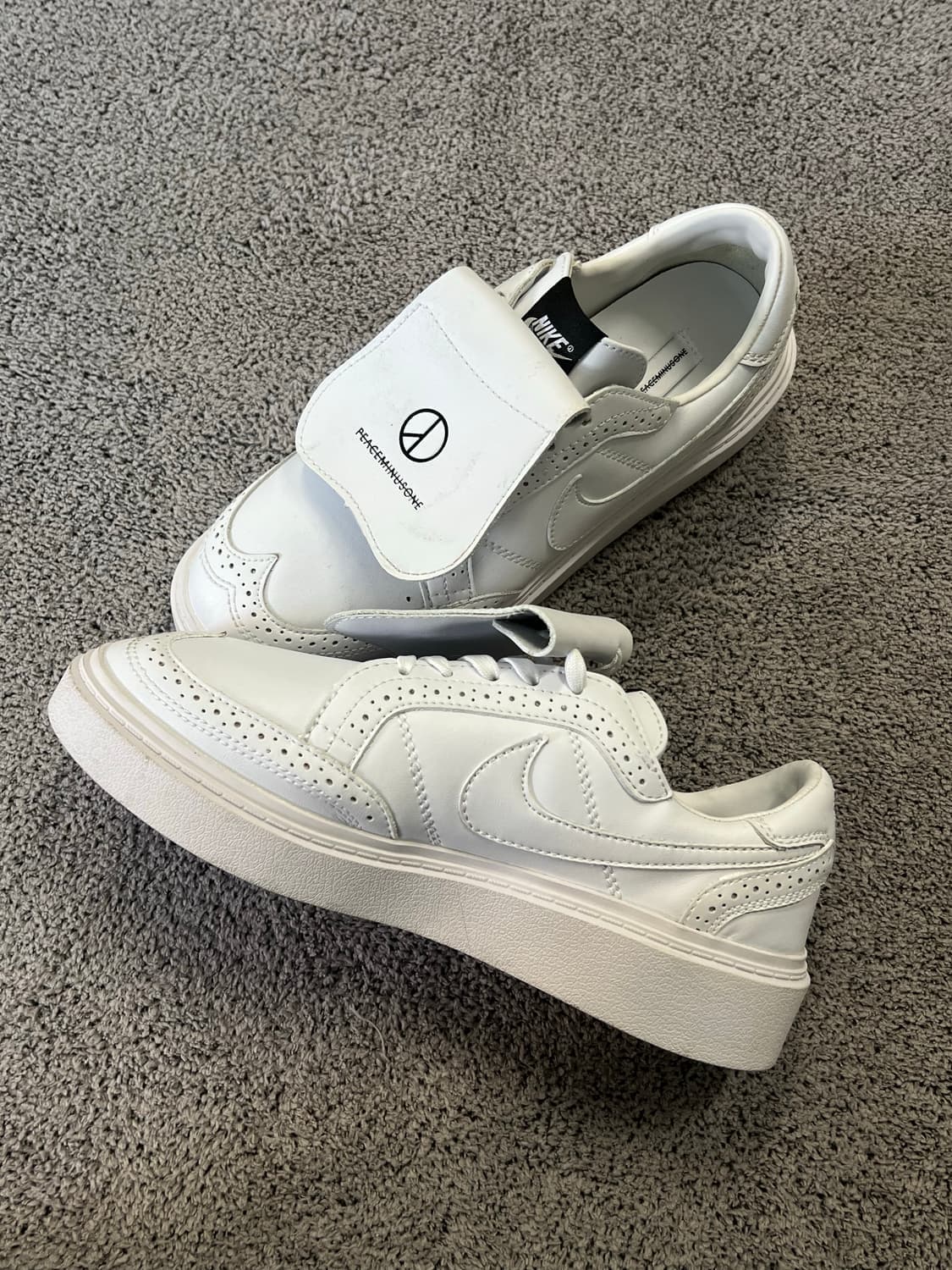 (260) 나이키X피스마이너스원 권도1 화이트 상품이미지1