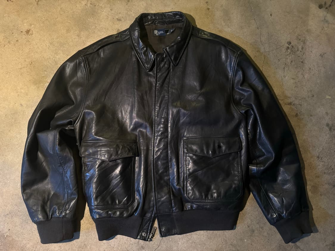 빈티지 폴로 A-2 카우하이드 자켓 상품이미지1