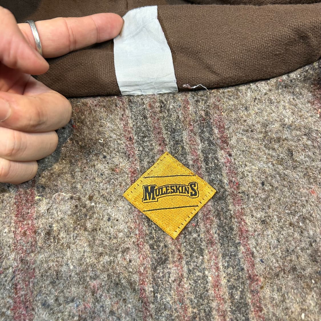 XXXL) MULESKINS USA 덕 캔버스 봄버 후드 자켓 상품이미지8