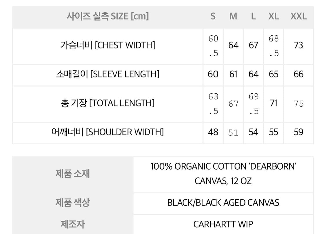 [S]칼하트WIP OG 디트로이트 자켓 상품이미지6