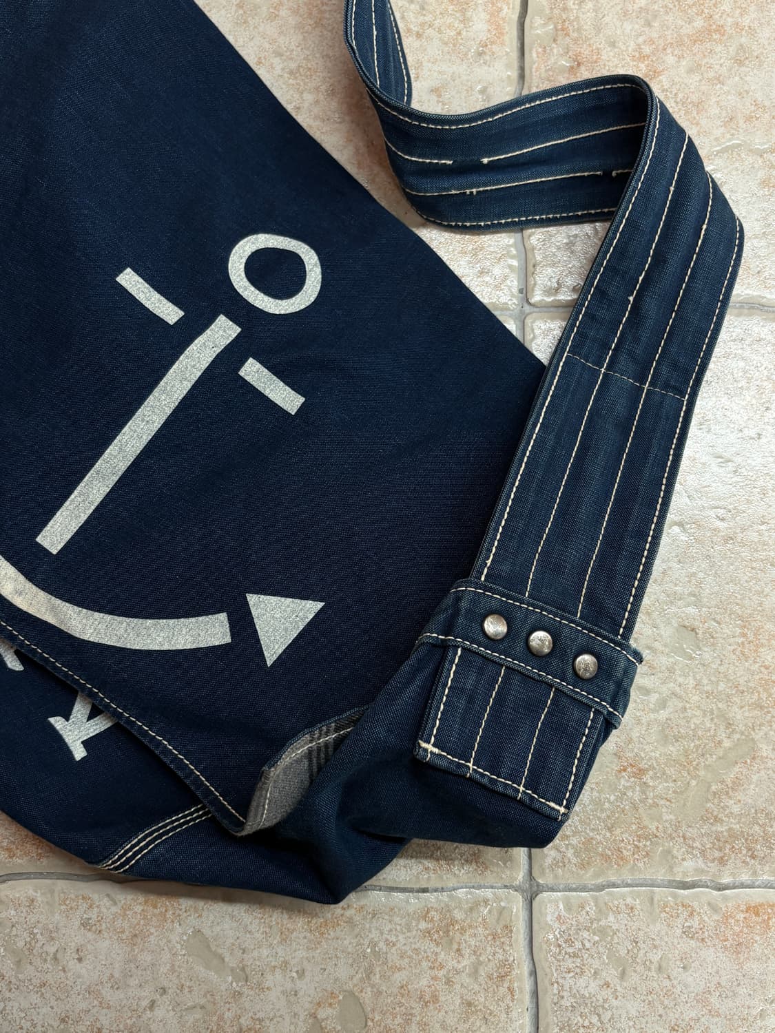 Jerado canvas messenger bag USN 상품이미지8