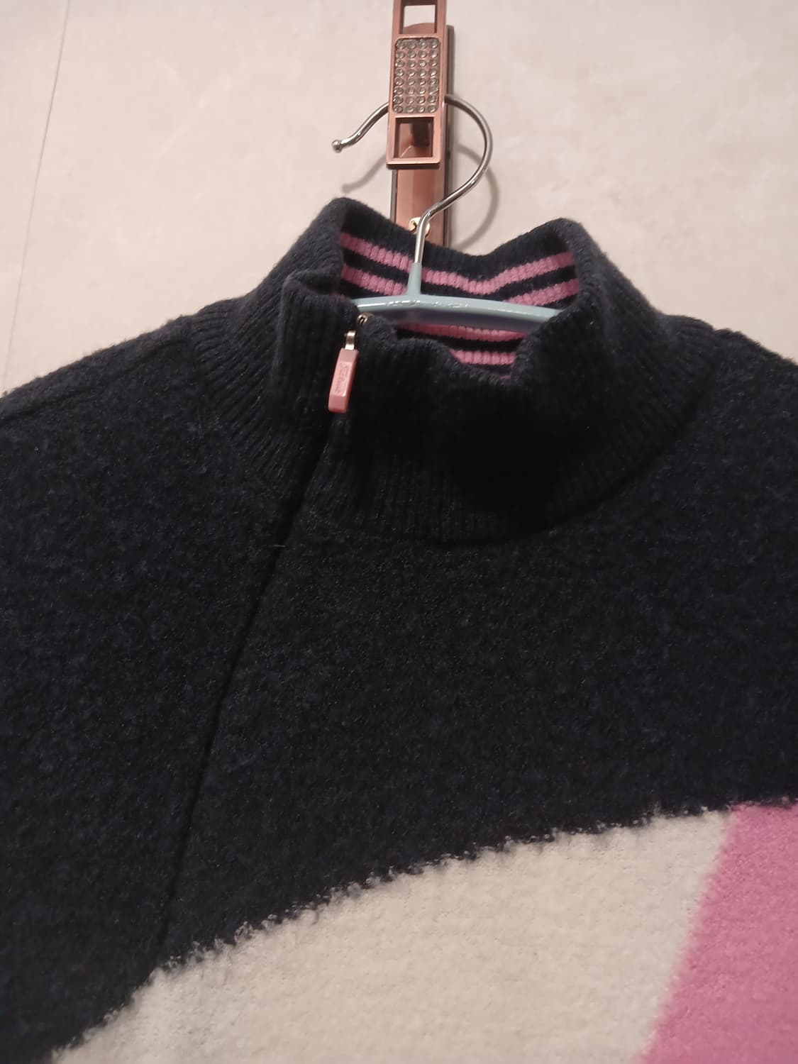 타이틀리스트 정품 여성 모직 반집업 민소매티 S (85) 사이즈 상품이미지3